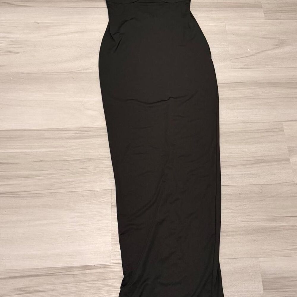 Unbranded Women's Black and Green Dress